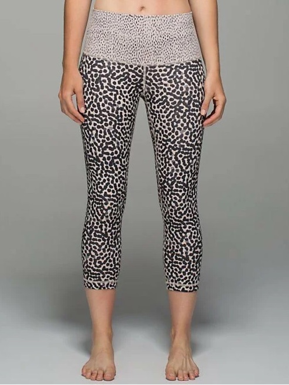 Wunder Under Roll Top Leopard Leggings